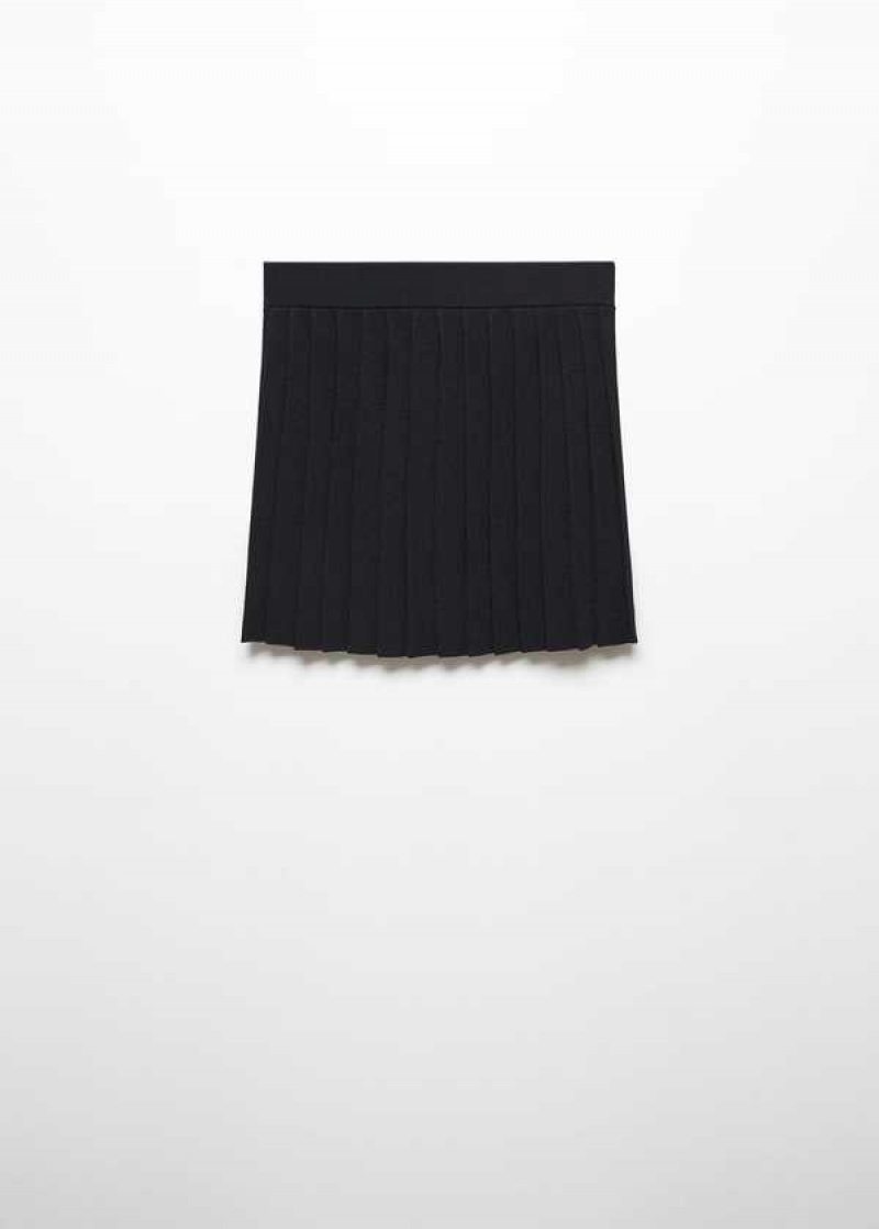 Mango Plisovaný Pletené Mini-skirt | MNG-24124