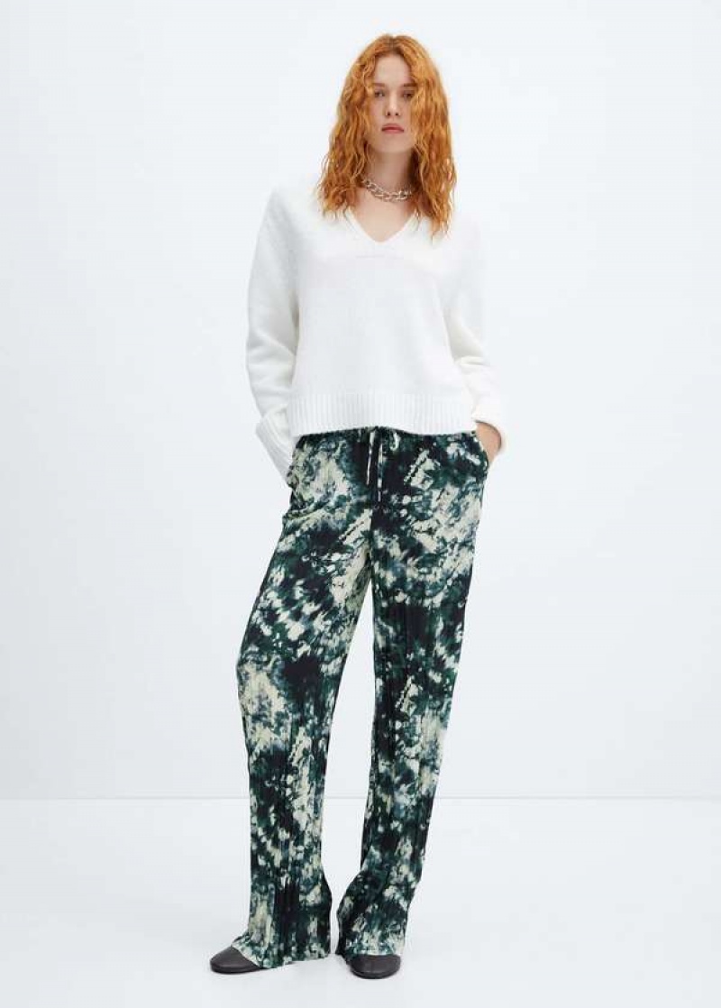 Mango Plisovaný Tie-dye Pants | MNG-24372