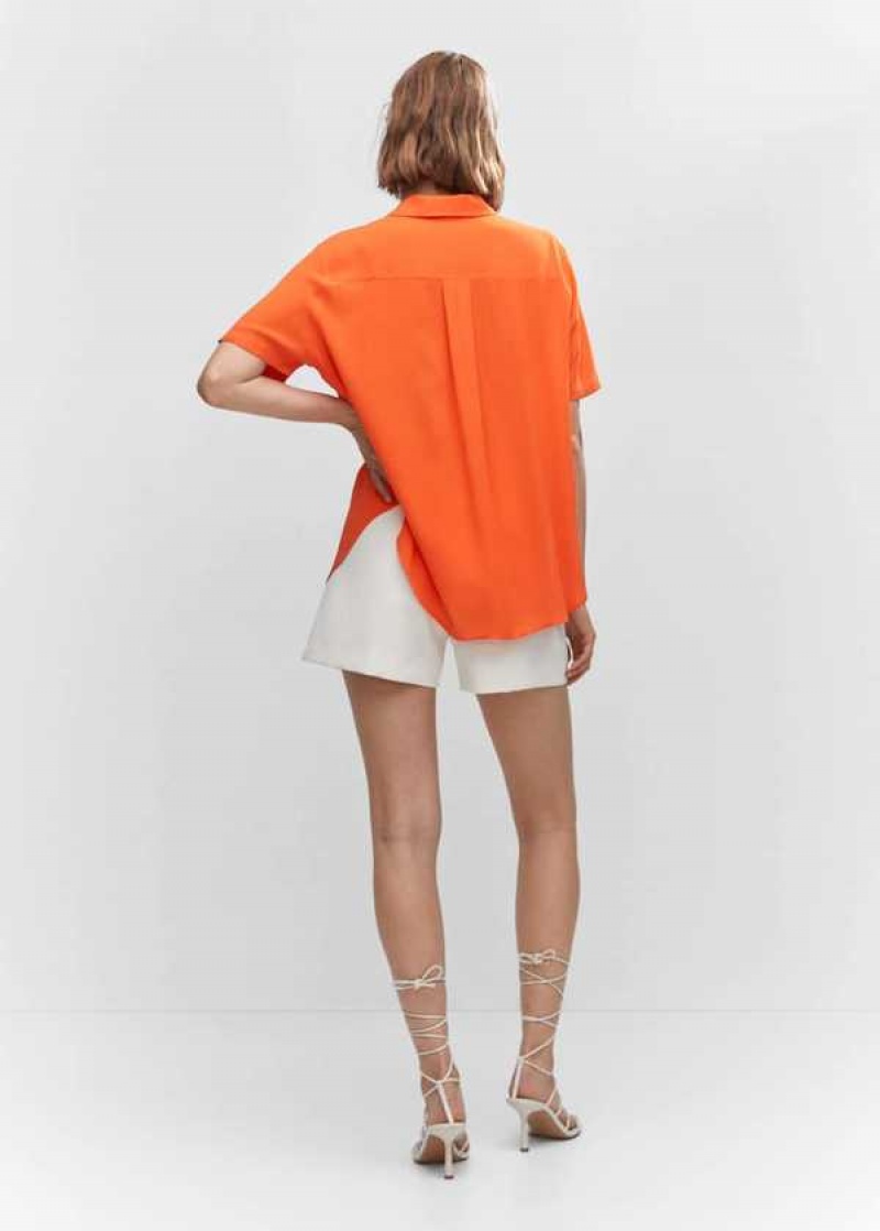 Mango Pocket Oversize Shirt | MNG-25258