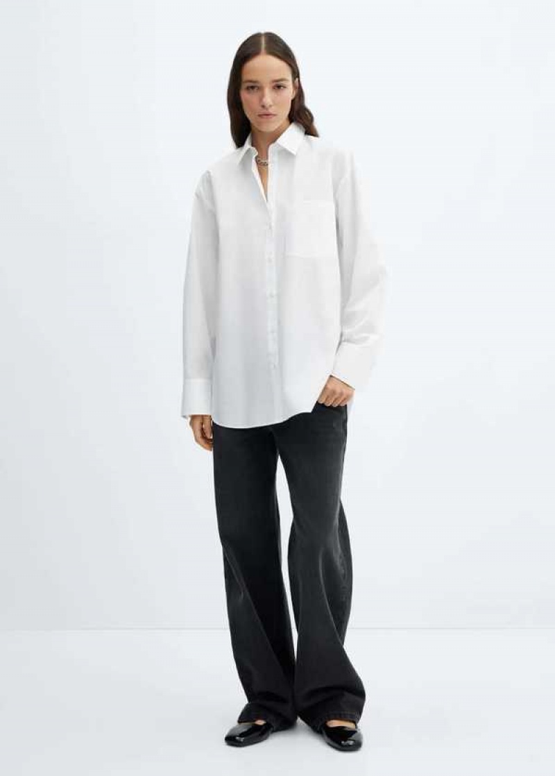 Mango Pocket Oversize Shirt | MNG-25366