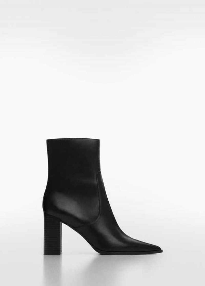 Mango Pointed Heel Ankle Boot | MNG-23578