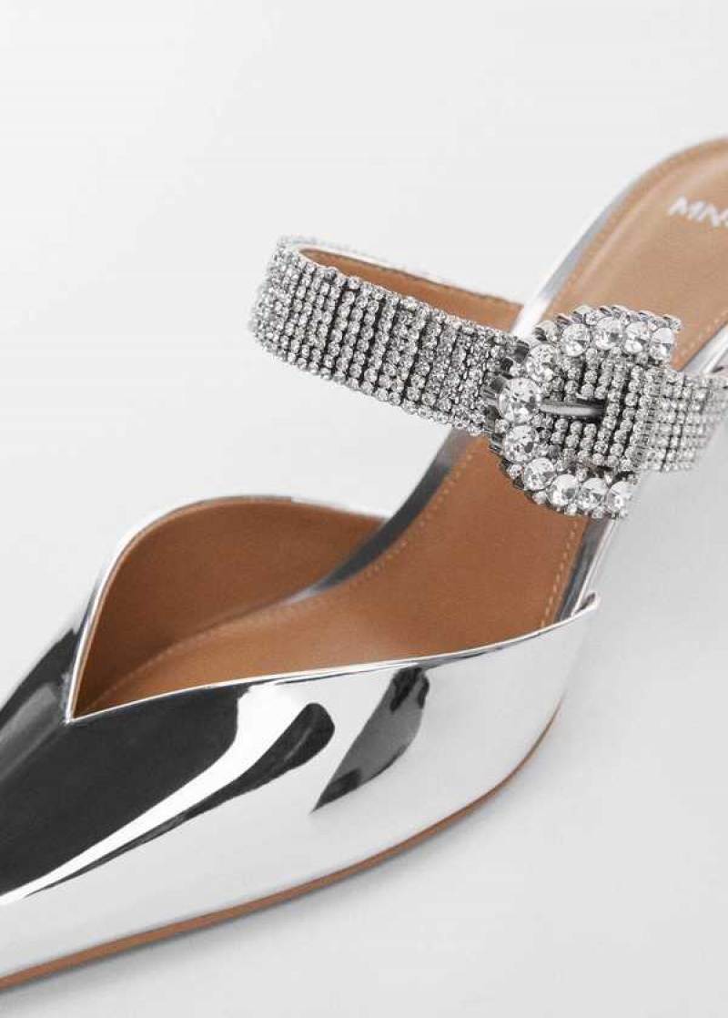 Mango Pointed Shoes With Rhinestone Detail | MNG-23613