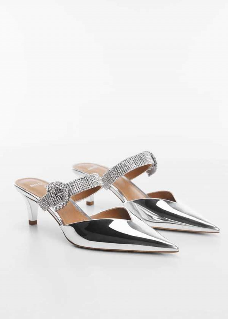 Mango Pointed Shoes With Rhinestone Detail | MNG-23613