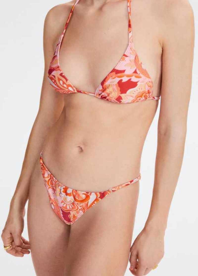 Mango Printed Brazilian Bikiny Bottoms | MNG-23767