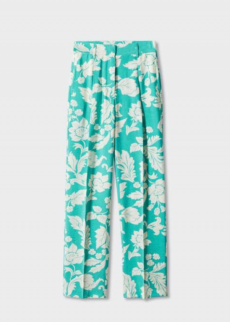 Mango Printed Rovný Pants | MNG-24438