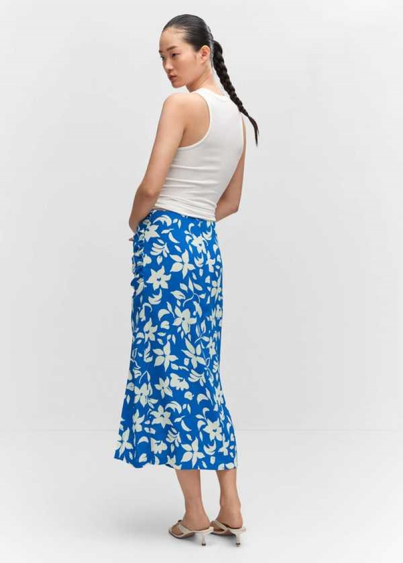 Mango Printed Skirt With Slit | MNG-24114