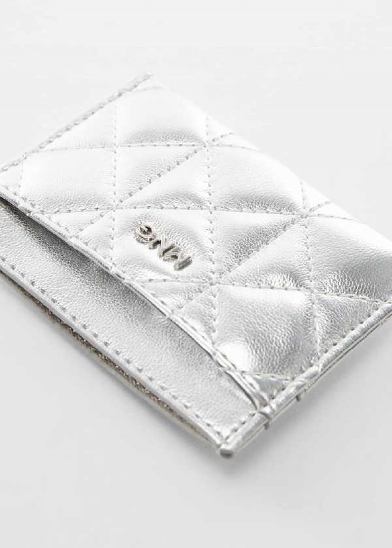 Mango Prošívaný Cardholder With Logo | MNG-23120