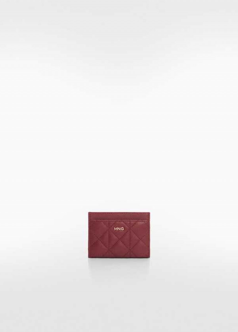 Mango Prošívaný Cardholder With Logo | MNG-23119