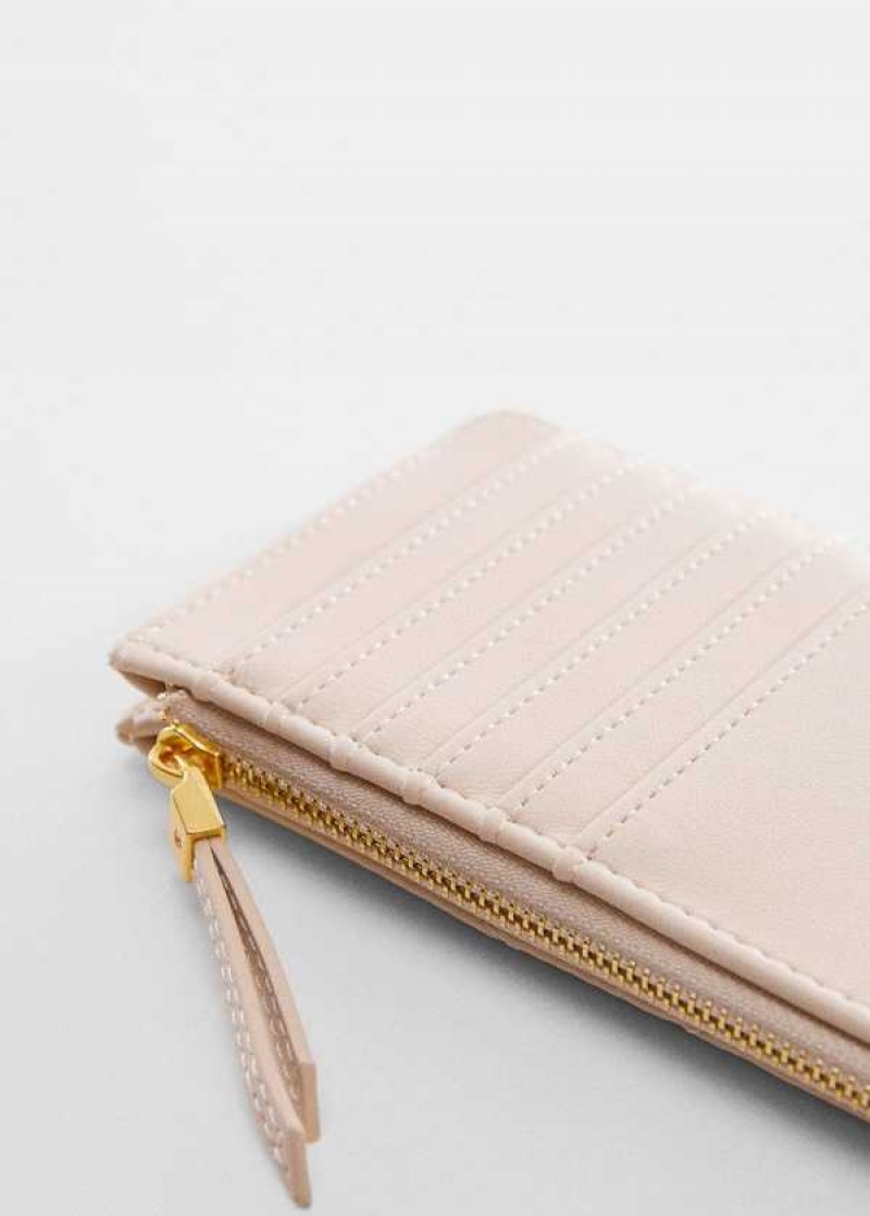 Mango Prošívaný Cardholder With Logo | MNG-23072