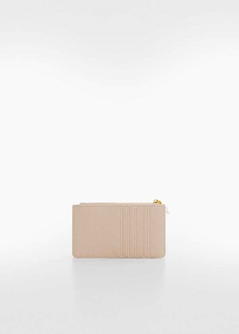 Mango Prošívaný Cardholder With Logo | MNG-23072