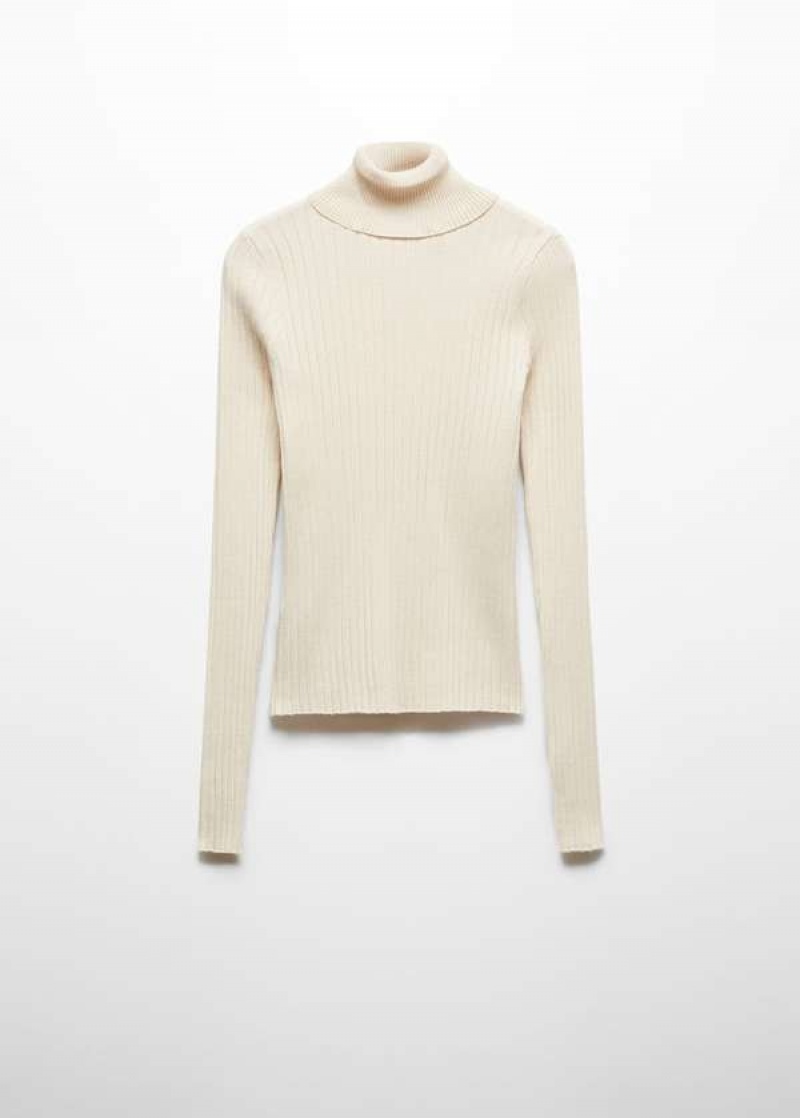 Mango Pruhovaný Polo-neck Svetrové | MNG-25630