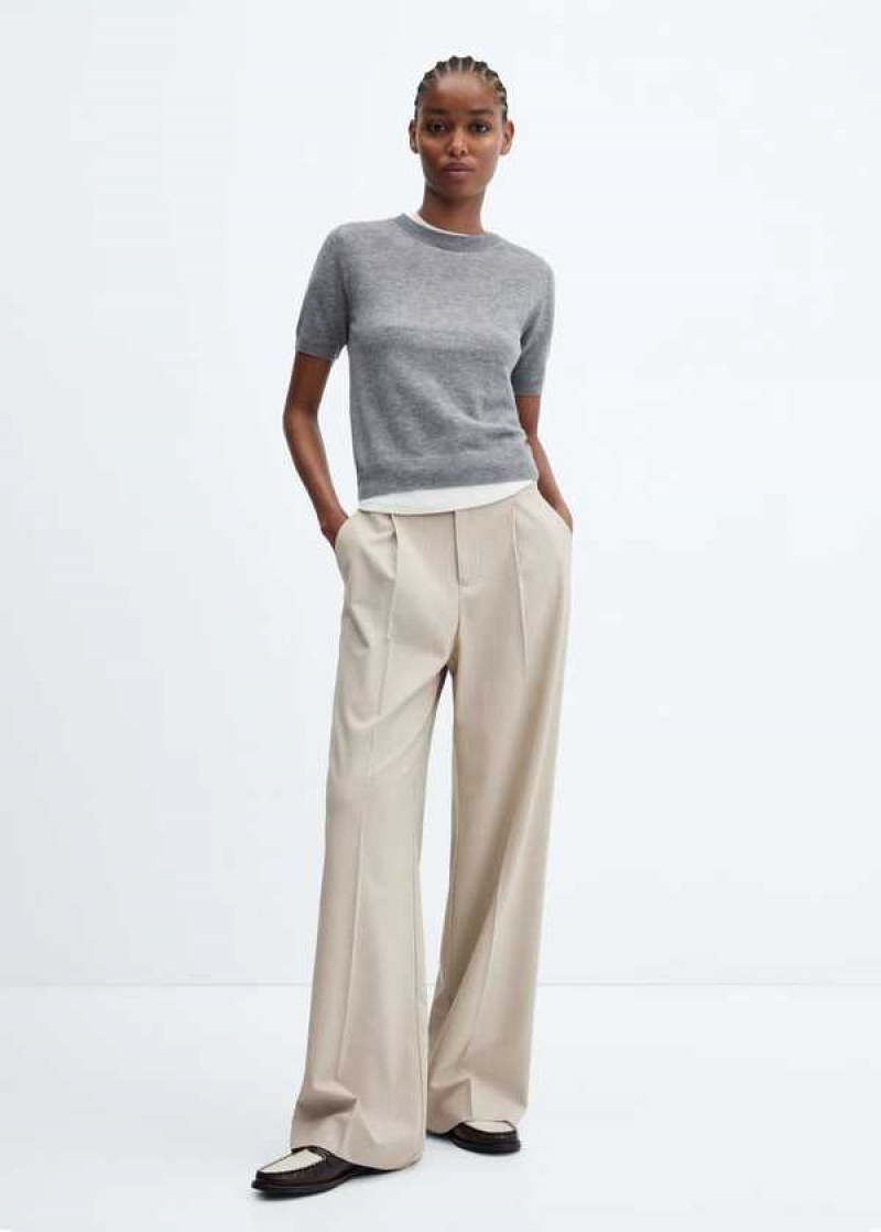 Mango Pruhovaný Suit Pants | MNG-24285