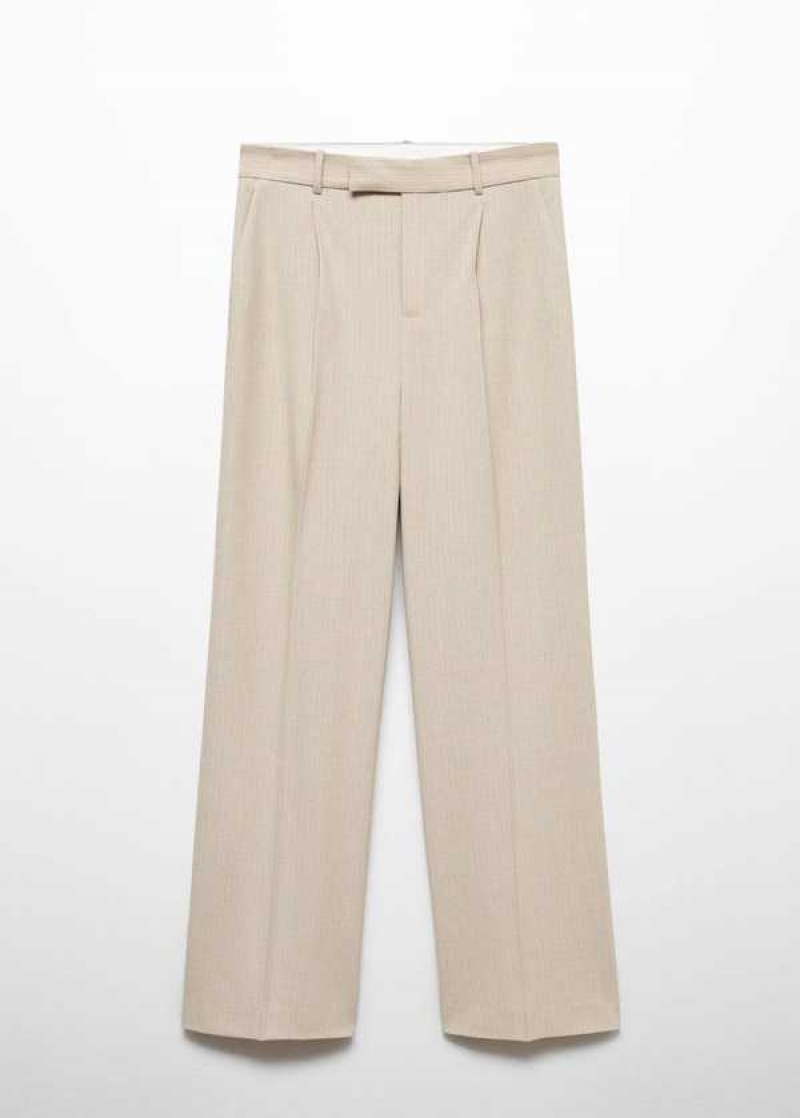 Mango Pruhovaný Suit Pants | MNG-24285