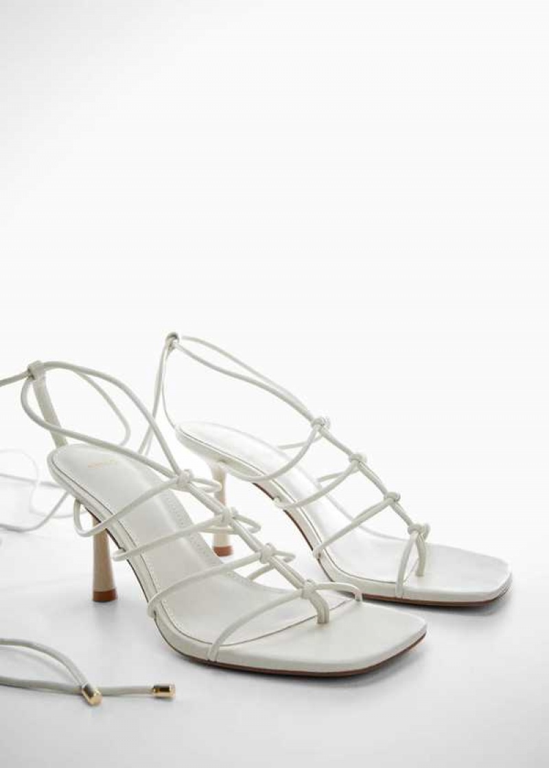 Mango Páskové Podpatku Sandals | MNG-23479