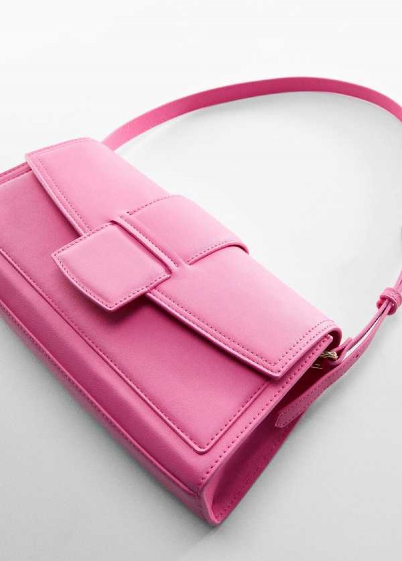 Mango Rectangular Bag With Flap | MNG-23237