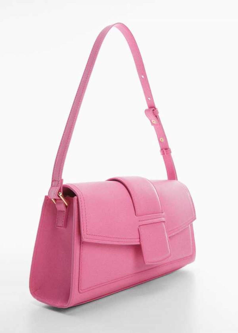 Mango Rectangular Bag With Flap | MNG-23237