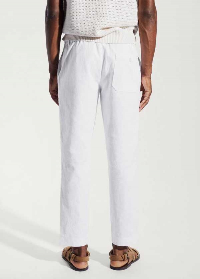 Mango Regular Fit Bavlněné Linen Pants | MNG-22348