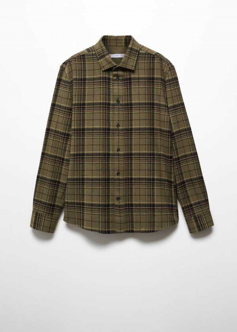 Mango Regular Fit Checked Flannel Shirt | MNG-22237