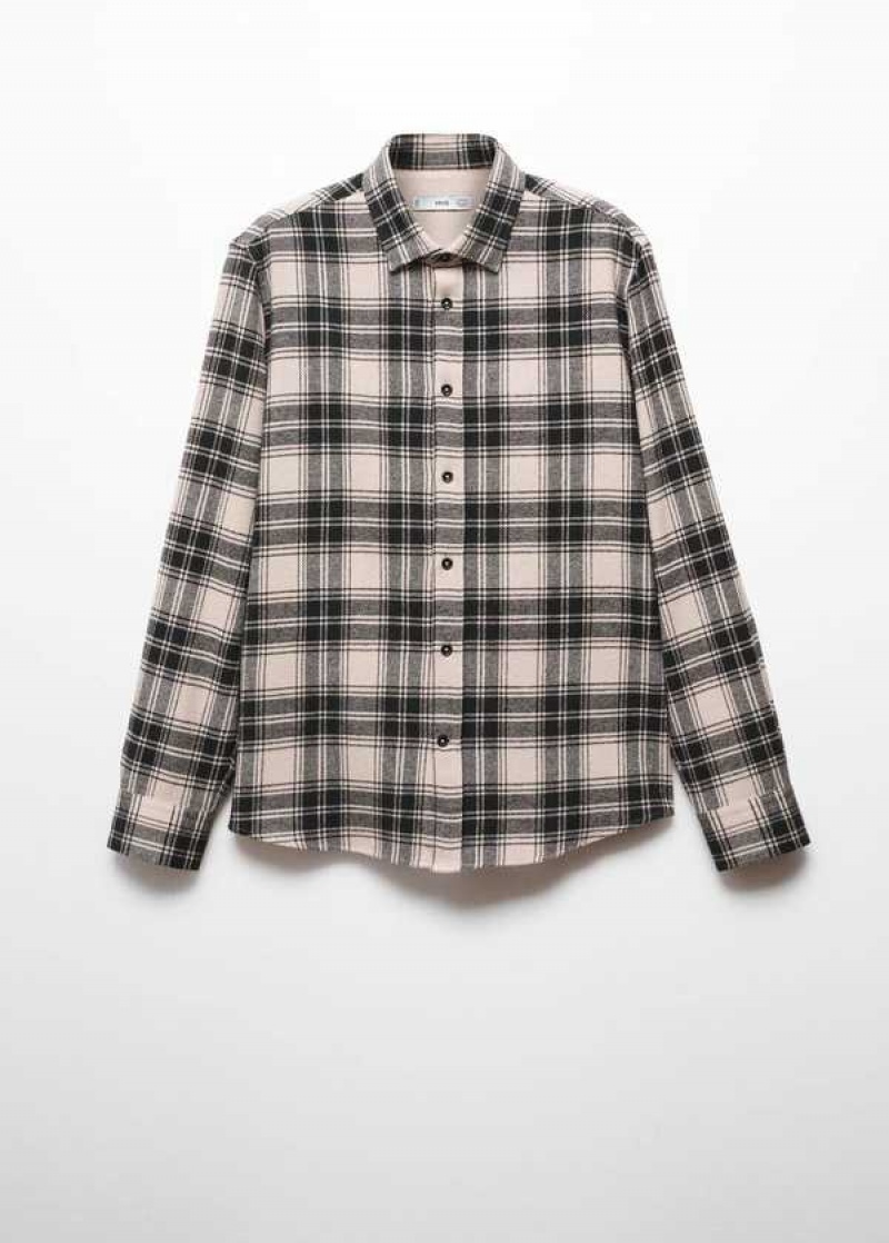 Mango Regular Fit Checked Flannel Shirt | MNG-22236