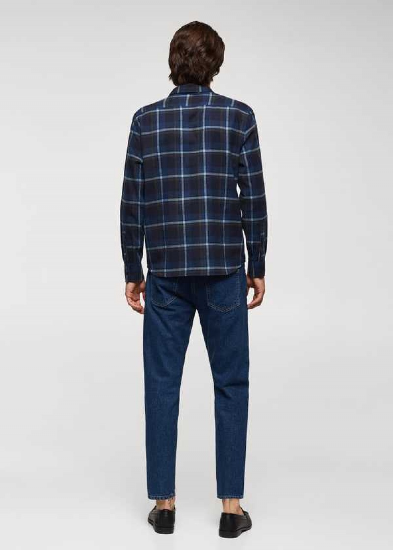 Mango Regular Fit Checked Flannel Shirt | MNG-22108