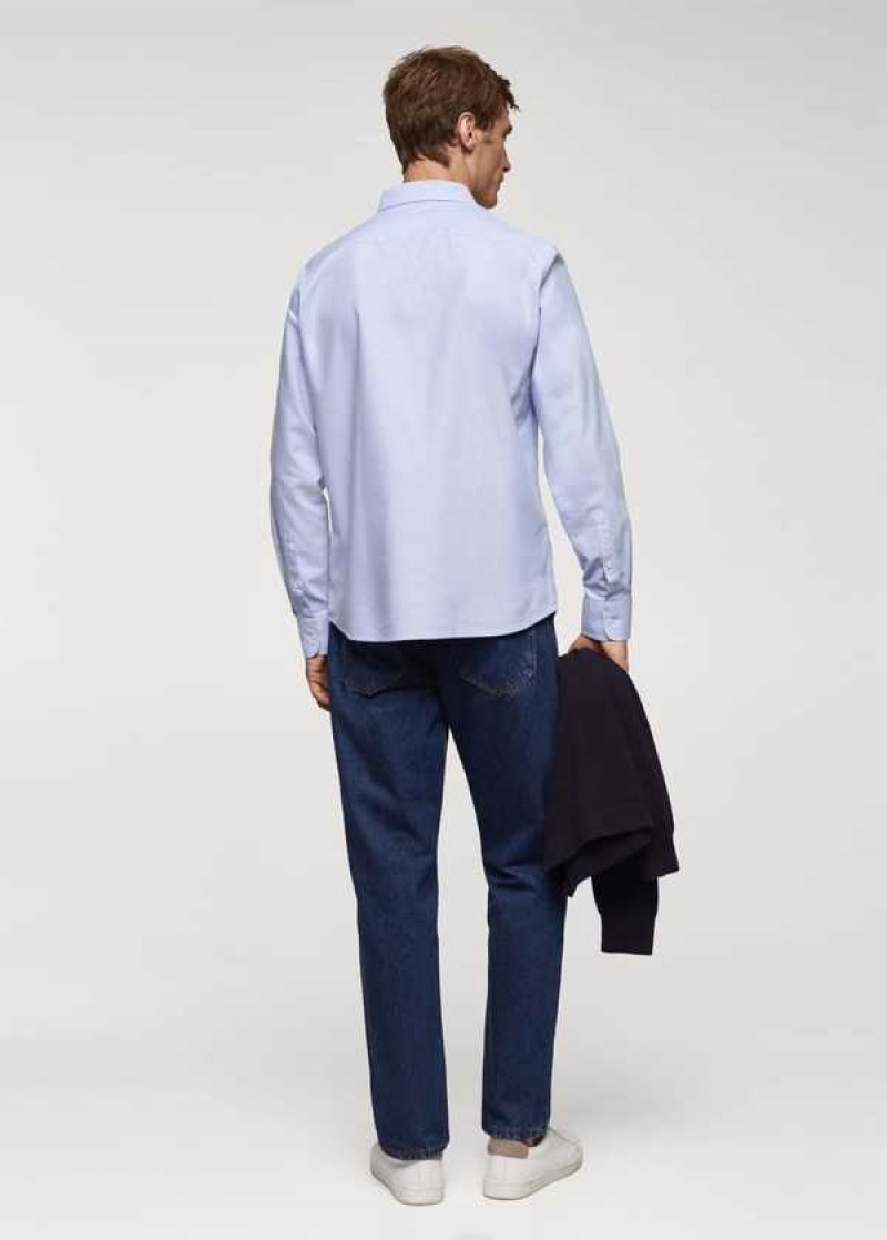 Mango Regular Fit Oxford Bavlněné Shirt | MNG-22202