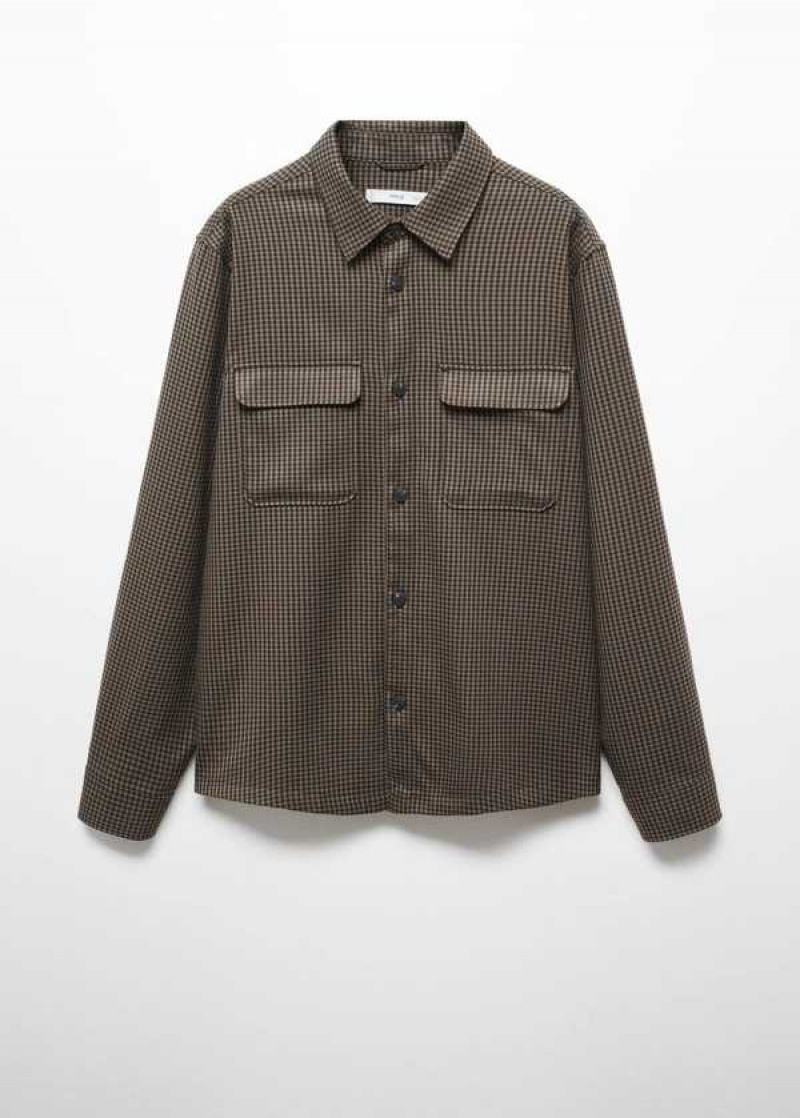 Mango Regular Fit Pockets Overshirt | MNG-22003