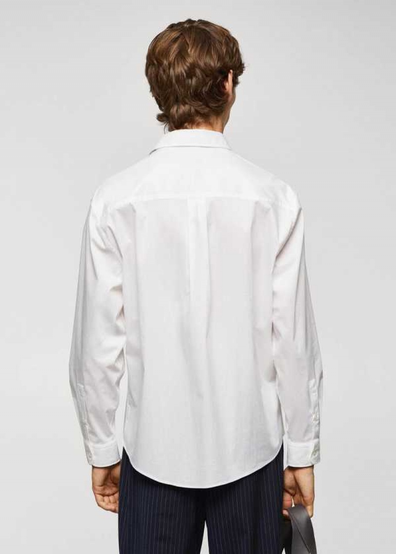 Mango Regular-fit Bavlněné Shirt With Pocket | MNG-22117