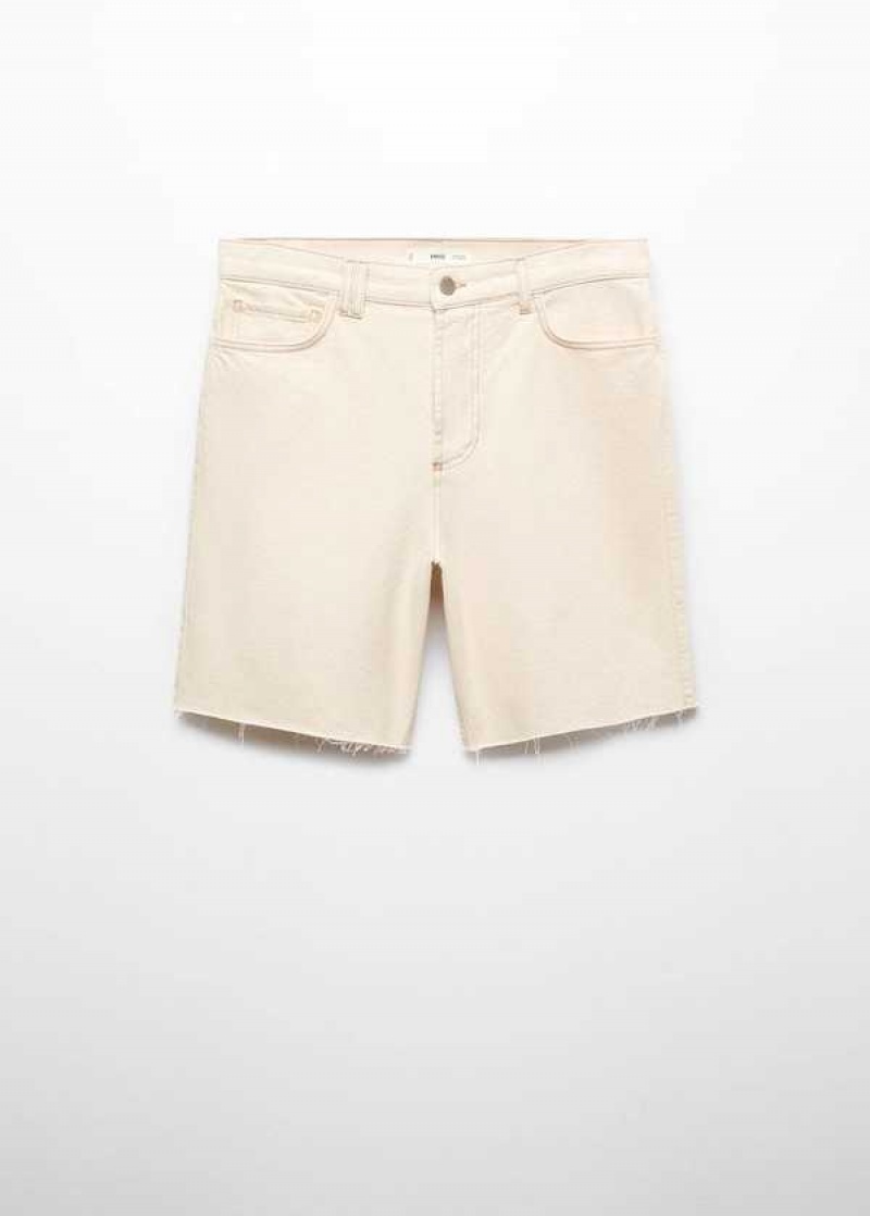 Mango Regular-fit Denim Bermuda Shorts | MNG-21910