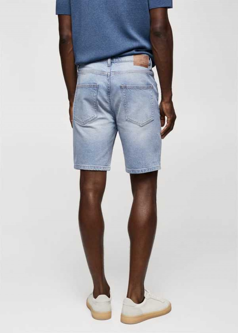 Mango Regular-fit Denim Bermuda Shorts | MNG-21905