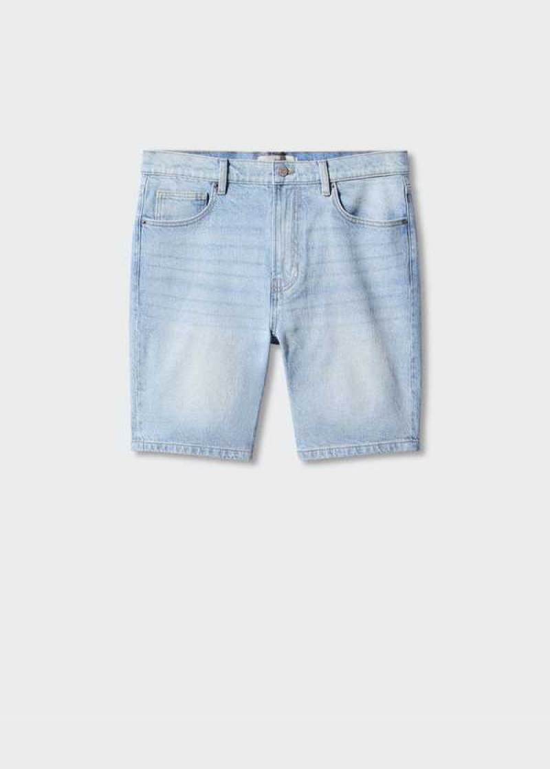 Mango Regular-fit Denim Bermuda Shorts | MNG-21905