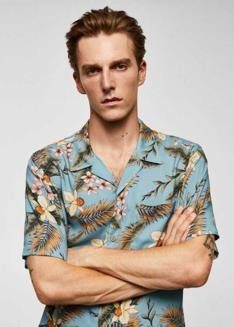 Mango Regular-fit Hawaiian-print Shirt | MNG-22195