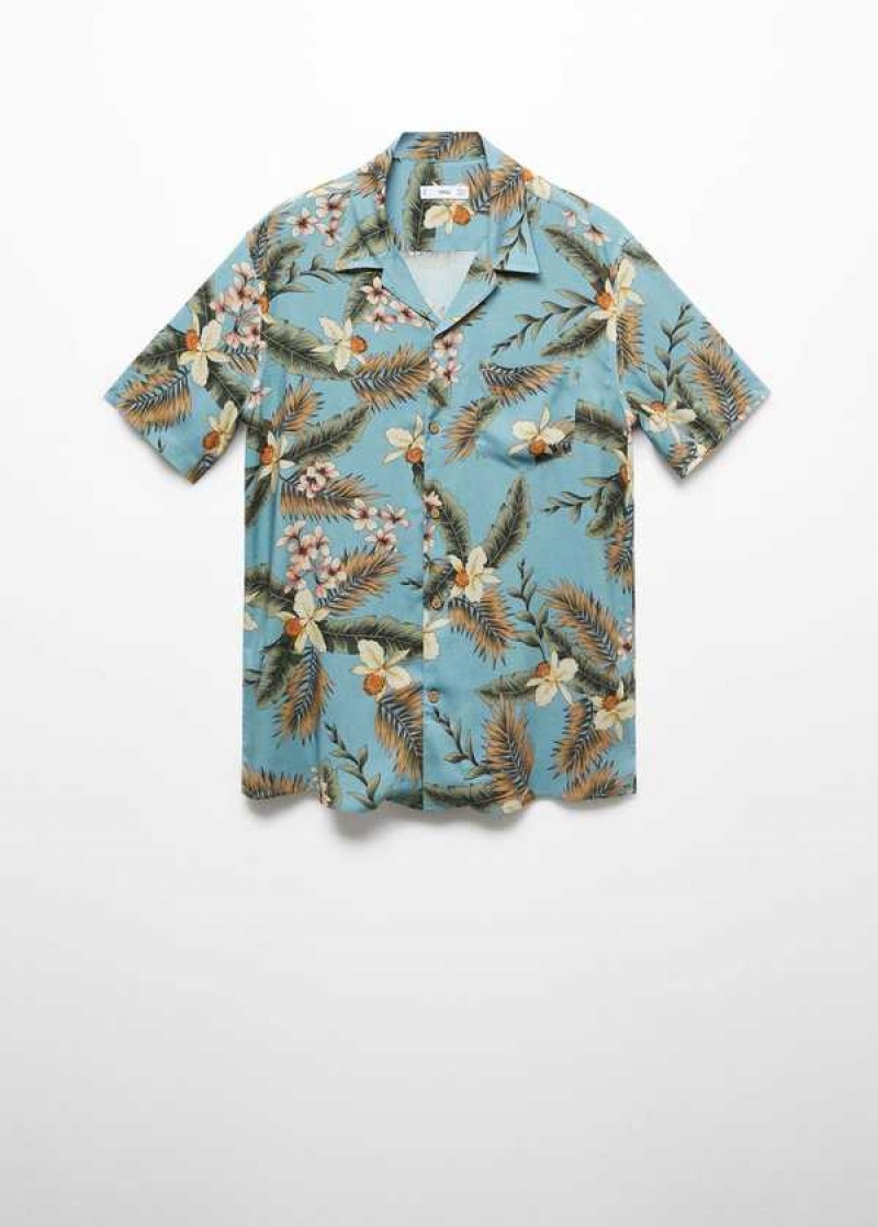 Mango Regular-fit Hawaiian-print Shirt | MNG-22195