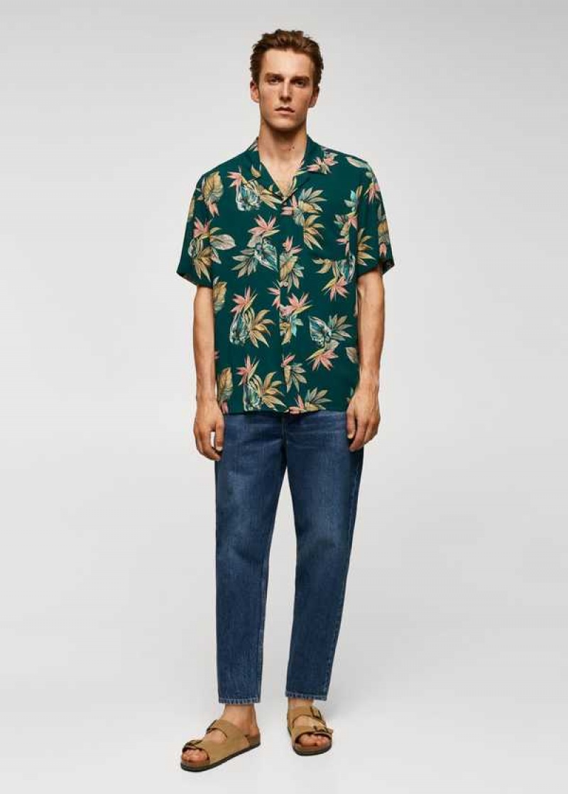 Mango Regular-fit Hawaiian-print Shirt | MNG-22194