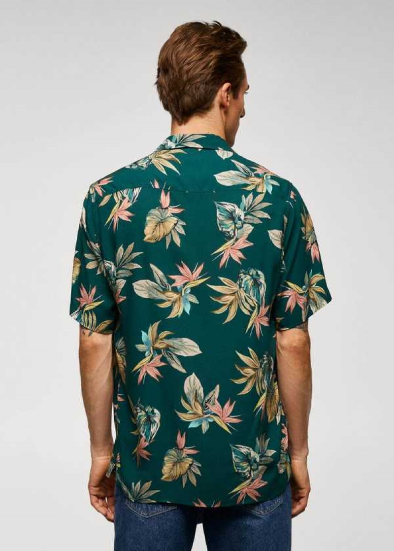 Mango Regular-fit Hawaiian-print Shirt | MNG-22194