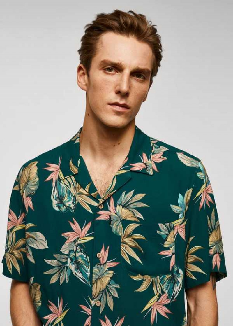 Mango Regular-fit Hawaiian-print Shirt | MNG-22194