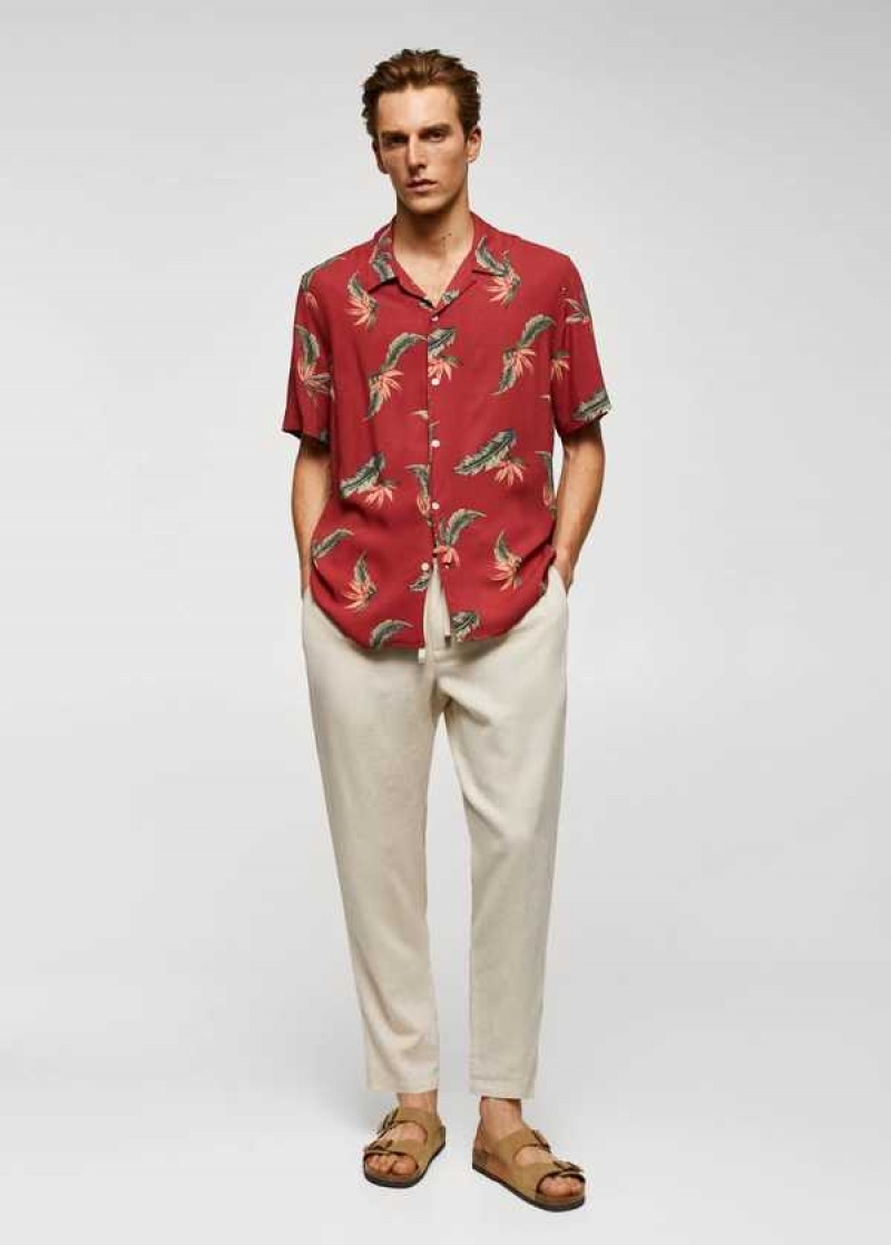 Mango Regular-fit Hawaiian-print Shirt | MNG-22192