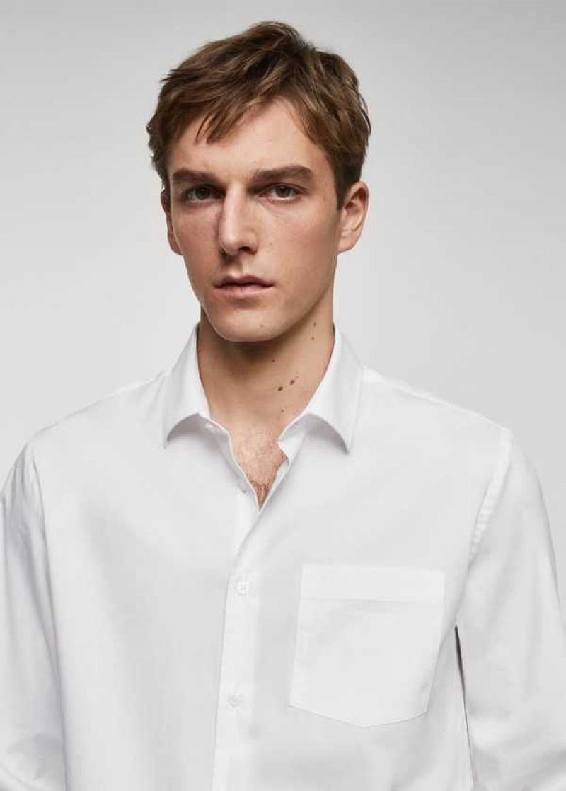 Mango Regular-fit Poplin Shirt | MNG-22227