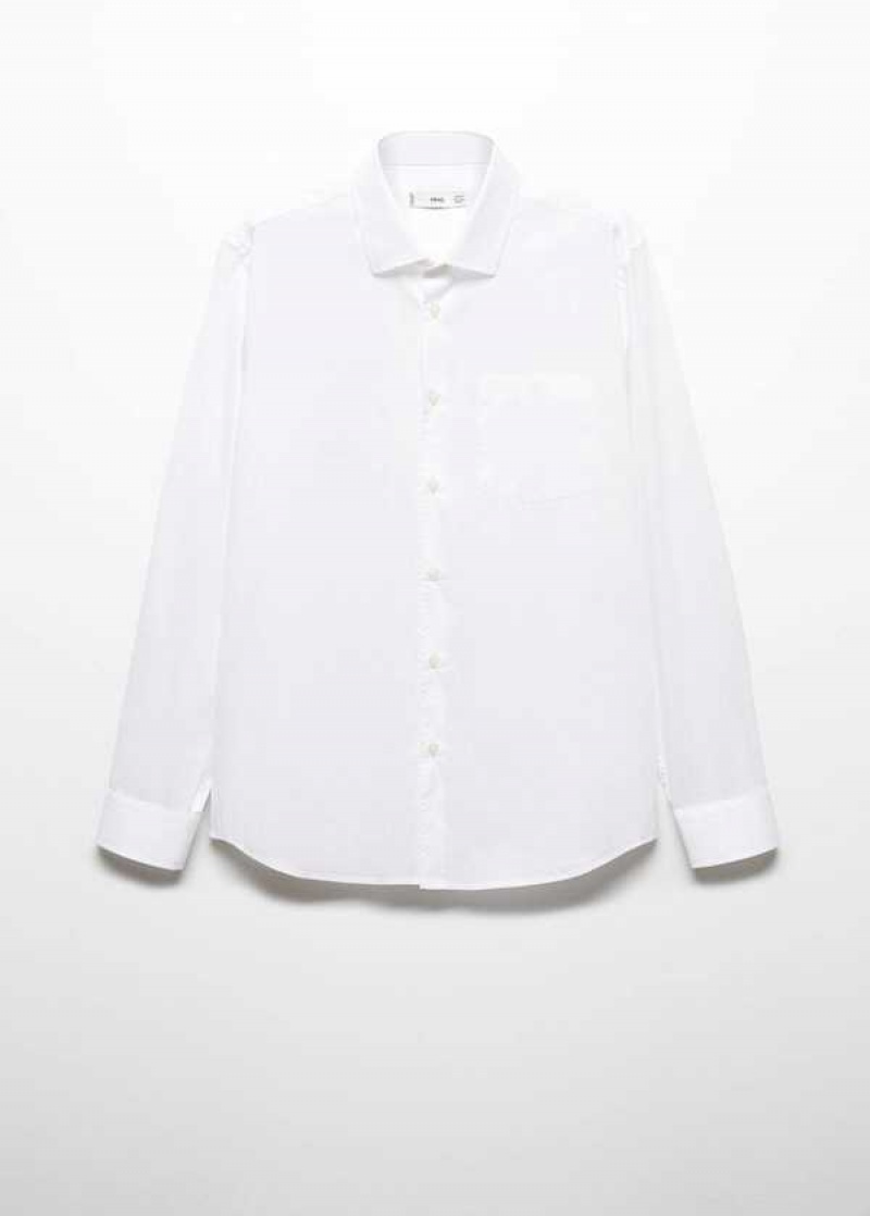 Mango Regular-fit Poplin Shirt | MNG-22227