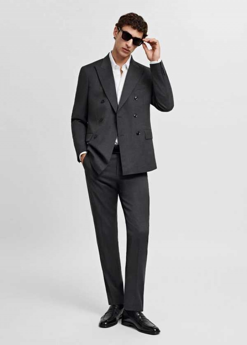 Mango Regular-fit Structured Suit Shirt | MNG-22254