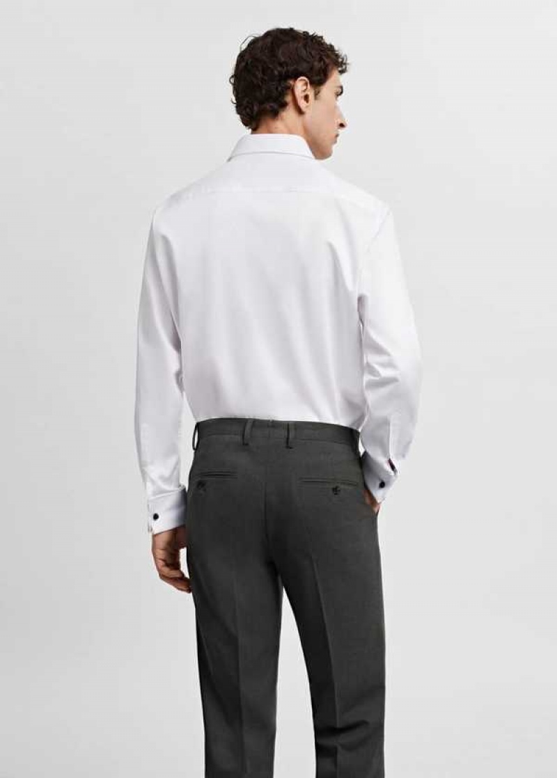 Mango Regular-fit Suit Shirt With Cufflinks | MNG-22255