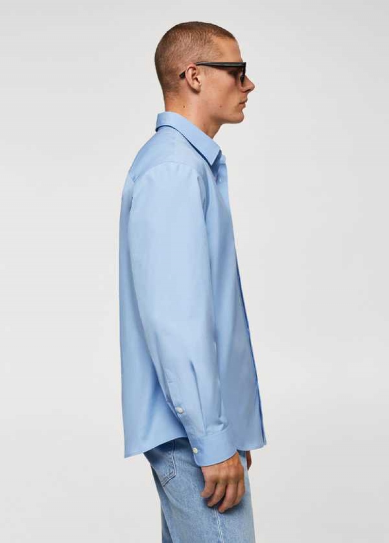 Mango Relaxed-fit Bavlněné Pocket Shirt | MNG-22120