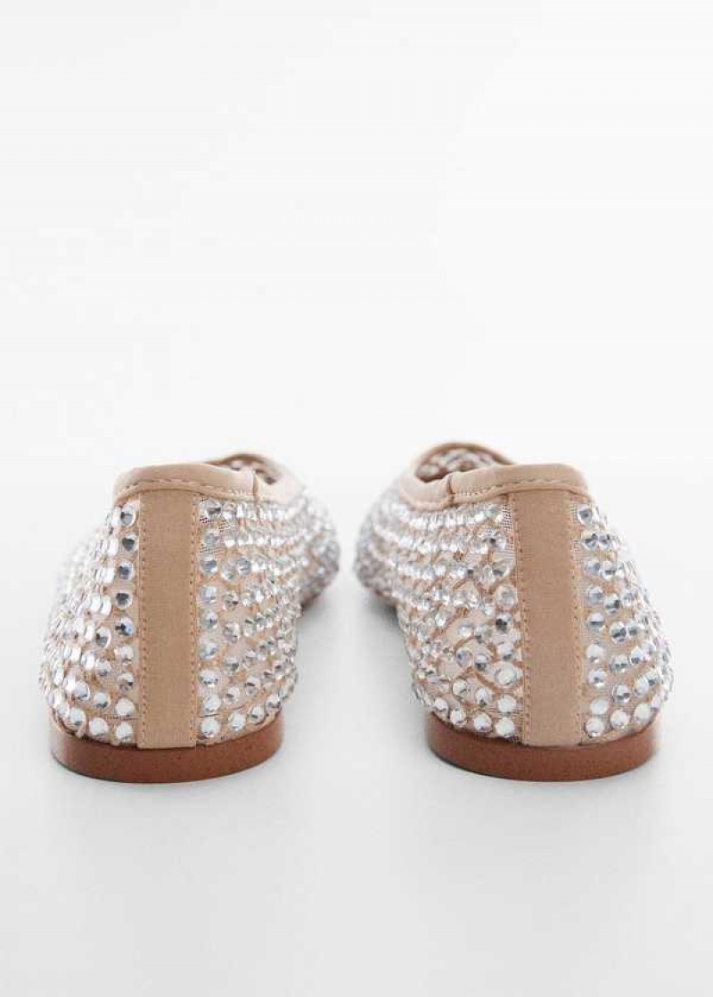 Mango Rhinestone Ballerinas | MNG-23430