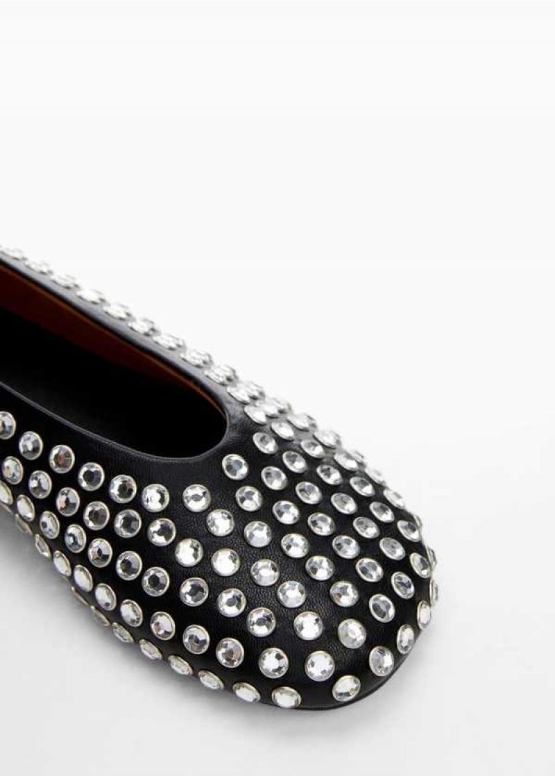 Mango Rhinestone Ballerinas | MNG-23446