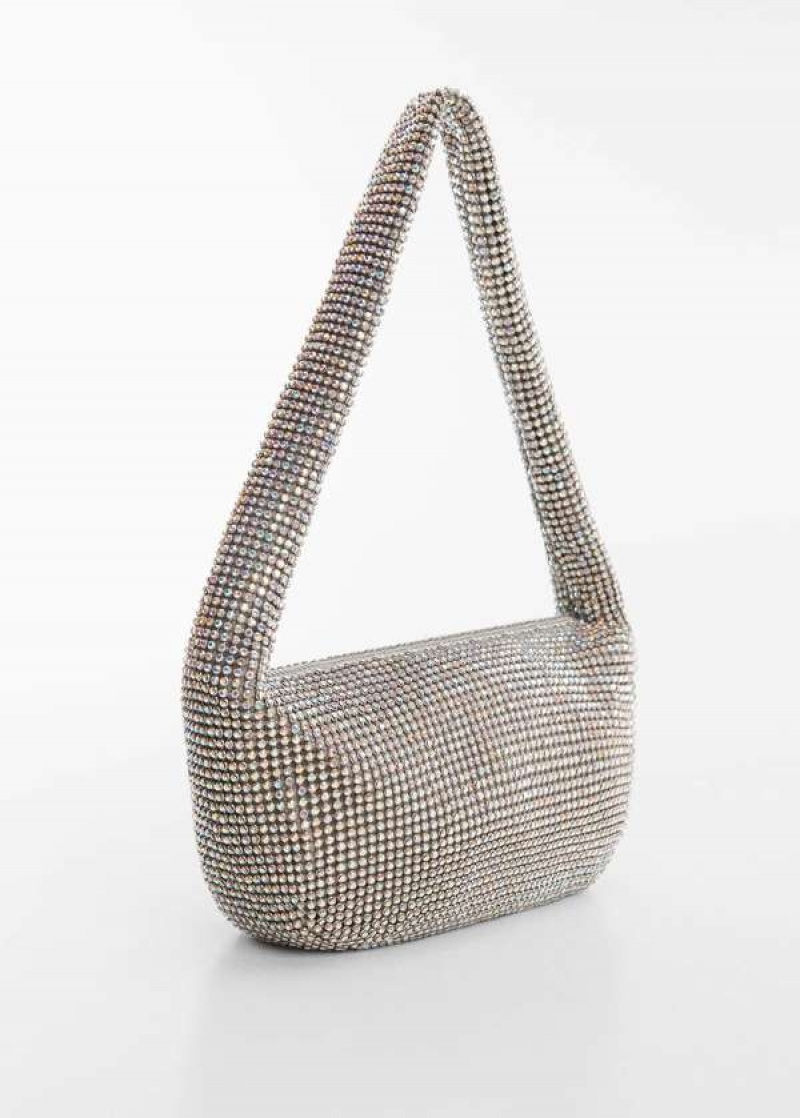 Mango Rhinestone Shoulder Bag | MNG-23310