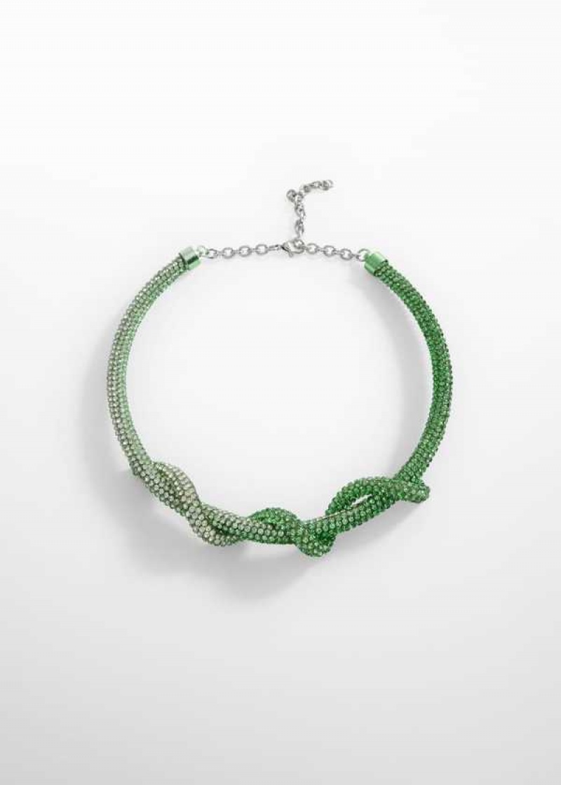 Mango Rigid Strass Necklace | MNG-22776