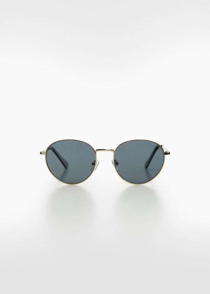 Mango Round Metal-rimmed Sunglasses | MNG-22755