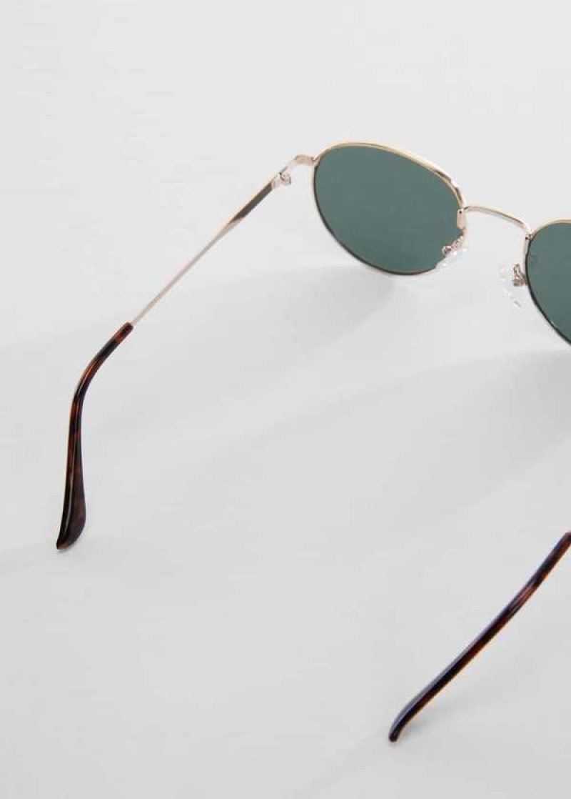 Mango Round Metal-rimmed Sunglasses | MNG-22744