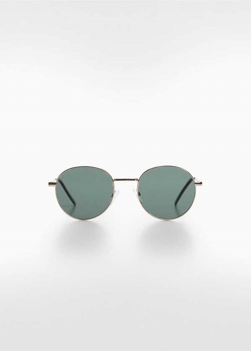 Mango Round Metal-rimmed Sunglasses | MNG-22744