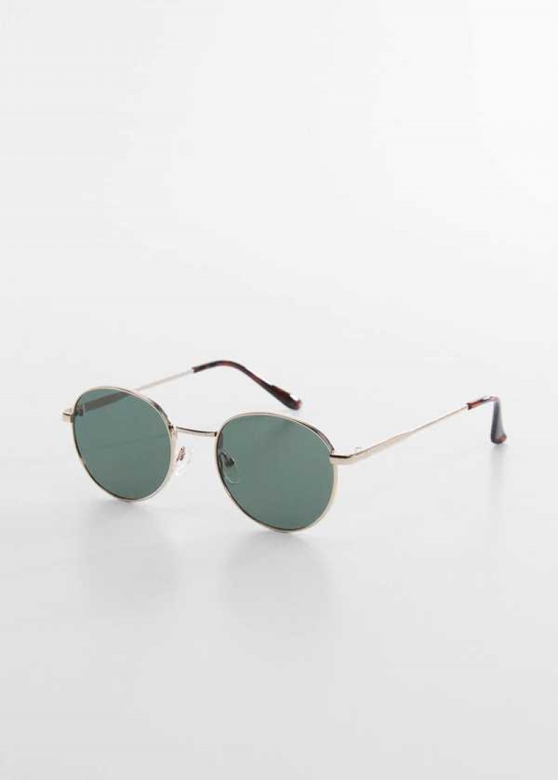 Mango Round Metal-rimmed Sunglasses | MNG-22744