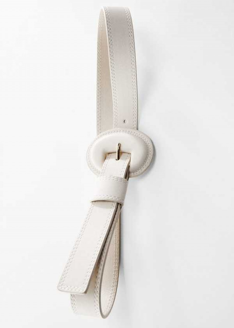 Mango Rounded Přezkou Belt | MNG-22958